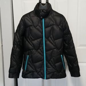 Burton puffy coat, fun pattern!